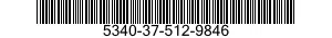 5340-37-512-9846 BRACKET,MULTIPLE ANGLE 5340375129846 375129846