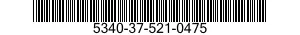 5340-37-521-0475 BRACKET,MOUNTING 5340375210475 375210475