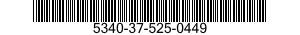 5340-37-525-0449 BRACKET,MOUNTING 5340375250449 375250449