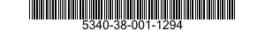 5340-38-001-1294 BRACKET,MOUNTING 5340380011294 380011294