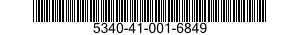 5340-41-001-6849 BRACKET,MOUNTING 5340410016849 410016849