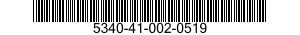 5340-41-002-0519 BRACKET,MULTIPLE ANGLE 5340410020519 410020519