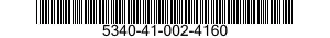 5340-41-002-4160 BRACKET,MOUNTING 5340410024160 410024160