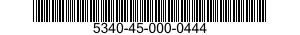5340-45-000-0444 COVER,ACCESS 5340450000444 450000444