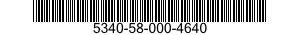5340-58-000-4640 BAND,RETAINING 5340580004640 580004640