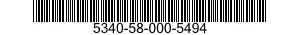 5340-58-000-5494 BAR,LATCH 5340580005494 580005494