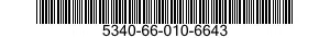 5340-66-010-6643 PLUG,EXPANSION 5340660106643 660106643