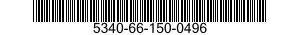 5340-66-150-0496 HINGE,TEE 5340661500496 661500496