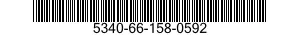 5340-66-158-0592 BRACKET,DOUBLE ANGLE 5340661580592 661580592