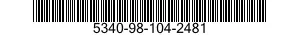 5340-98-104-2481 CAP-PLUG,PROTECTIVE,DUST AND MOISTURE SEAL 5340981042481 981042481