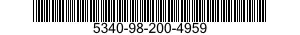 5340-98-200-4959 BRACKET,MOUNTING 5340982004959 982004959