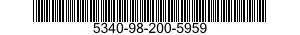 5340-98-200-5959 BRACKET,MOUNTING 5340982005959 982005959