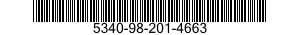 5340-98-201-4663 BRACKET,ANGLE 5340982014663 982014663