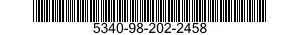 5340-98-202-2458 BRACKET,ANGLE 5340982022458 982022458