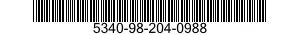 5340-98-204-0988 ANODE,CORROSION PREVENTIVE 5340982040988 982040988