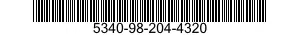 5340-98-204-4320 PLATE,MOUNTING 5340982044320 982044320