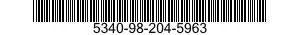 5340-98-204-5963 BRACKET,MOUNTING 5340982045963 982045963
