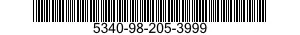 5340-98-205-3999 BRACKET,ANGLE 5340982053999 982053999
