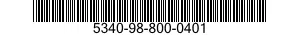 5340-98-800-0401 INSERT,SCREW THREAD 5340988000401 988000401