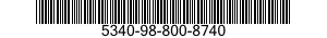 5340-98-800-8740 CLAMP,SYNCHRO 5340988008740 988008740