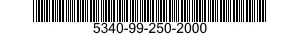 5340-99-250-2000 BRACKET,MOUNTING 5340992502000 992502000