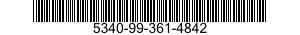 5340-99-361-4842 BRACKET,VEHICULAR COMPONENTS 5340993614842 993614842