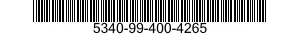 5340-99-400-4265 CLAMP,BLOCK 5340994004265 994004265