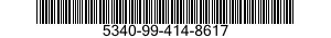 5340-99-414-8617 LOCKING PLATE,NUT AND BOLT 5340994148617 994148617