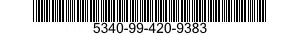 5340-99-420-9383 LOCKING PLATE,NUT AND BOLT 5340994209383 994209383