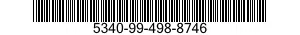 5340-99-498-8746 CLAMP,BLOCK,SECTION 5340994988746 994988746