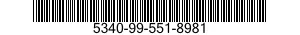 5340-99-551-8981 BRACKET,VEHICULAR COMPONENTS 5340995518981 995518981