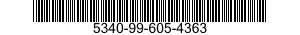 5340-99-605-4363 BRACKET,HINGE 5340996054363 996054363