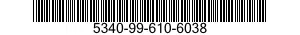 5340-99-610-6038 DISK,SOLID,PLAIN 5340996106038 996106038