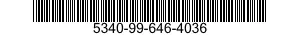 5340-99-646-4036 BRACKET,ANGLE 5340996464036 996464036