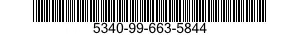5340-99-663-5844 BRACKET,ANGLE 5340996635844 996635844