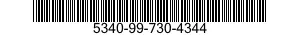 5340-99-730-4344 CLAMP,BLOCK,SECTION 5340997304344 997304344