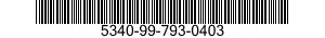 5340-99-793-0403 BRACKET,MOUNTING 5340997930403 997930403