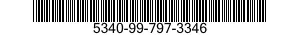 5340-99-797-3346 BRACKET,MOUNTING 5340997973346 997973346