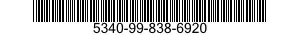 5340-99-838-6920 BUMPER,PLASTICS 5340998386920 998386920