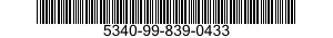 5340-99-839-0433 BRACKET,MOUNTING 5340998390433 998390433
