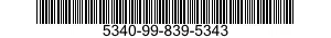 5340-99-839-5343 LOCKING PLATE,NUT AND BOLT 5340998395343 998395343