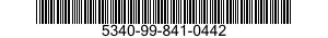 5340-99-841-0442 PLATE,MOUNTING 5340998410442 998410442