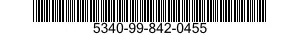 5340-99-842-0455 BRACKET,ANGLE 5340998420455 998420455