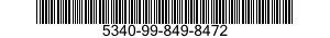 5340-99-849-8472 LEAF,BUTT HINGE 5340998498472 998498472