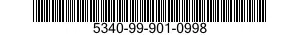 5340-99-901-0998 BOLT,LOCK 5340999010998 999010998
