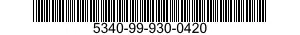 5340-99-930-0420 BRACKET,FRONT 5340999300420 999300420