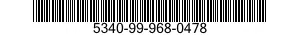 5340-99-968-0478 INSERT,SCREW THREAD 5340999680478 999680478