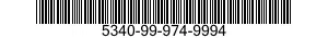 5340-99-974-9994 CLAMP,BLOCK,SECTION 5340999749994 999749994