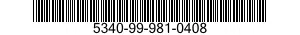 5340-99-981-0408 BRACKET,MULTIPLE ANGLE 5340999810408 999810408