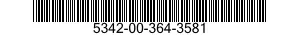 5342-00-364-3581 ANODE,CORROSION PREVENTIVE 5342003643581 003643581